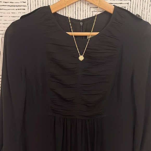 Burberry black silk dress - Picture 3 of 8